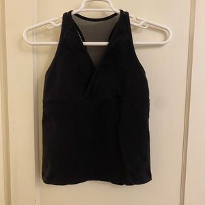 Lululemon workout top with sheer areas size L